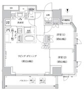 パークハビオ渋谷本町レジデンス 1101 間取り図