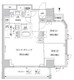 パークハビオ渋谷本町レジデンス 1101 間取り図
