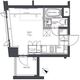 BPRレジデンス人形町 405 間取り図