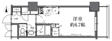 HF駒沢公園レジデンスタワー 302 間取り図