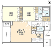 ザ・パークハウス広尾羽澤 223 間取り図