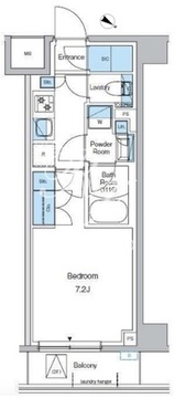 プレディアコート西葛西 209 間取り図