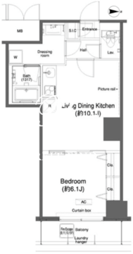 グランハイツ高田馬場 1214 間取り図
