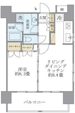 エコロジー白山レジデンス 903 間取り図