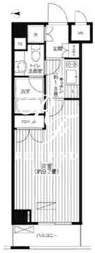 グランハイツ東新宿 506 間取り図