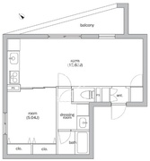 シエラガーデンズ 201 間取り図
