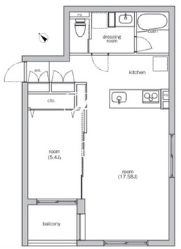 シエラガーデンズ 303 間取り図