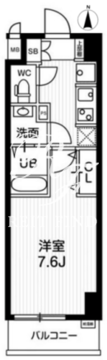 Nステージ亀戸2 603 間取り図