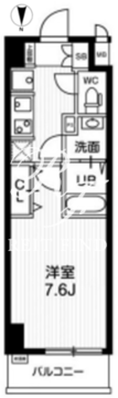Nステージ亀戸2 606 間取り図