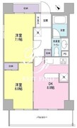 プロスペクト西巣鴨 802 間取り図