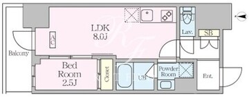 ガーデンザヴィス木場 1201 間取り図