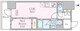 ガーデンザヴィス木場 1201 間取り図