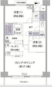 アビティ目黒 513 間取り図