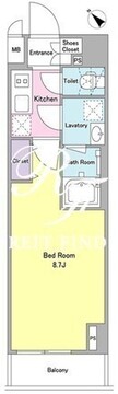 デルックス田端 403 間取り図
