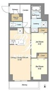 ドゥーエ尾久 503 間取り図