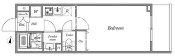 クオリタス杉並方南町 208 間取り図