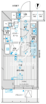 メインステージ九段下 602 間取り図