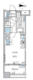 パークキューブ亀戸 1211 間取り図