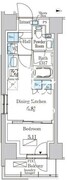 パークアクシス品川天王洲アイル 1212 間取り図