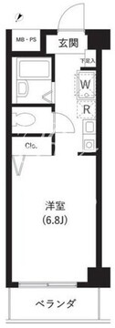 サンセゾンＩ 305 間取り図
