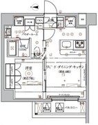 アルコバレーノ蓮根2 605 間取り図