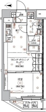 アルコバレーノ蓮根2 504 間取り図