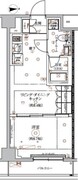 アルコバレーノ蓮根2 409 間取り図