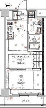 アルコバレーノ蓮根2 409 間取り図