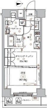 アルコバレーノ蓮根2 707 間取り図