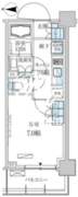 パークアクシス菊川ステーションゲート 1007 間取り図