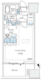 麻布台ヒルズレジデンスB 808 間取り図