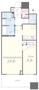 パークタワー勝どき S-1139 間取り図