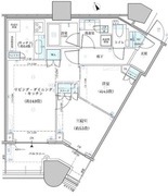 パークタワー勝どき S-1530 間取り図
