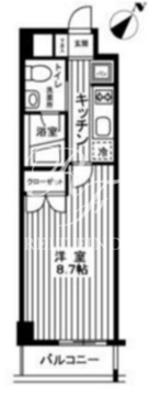 カスタリア神保町 303 間取り図