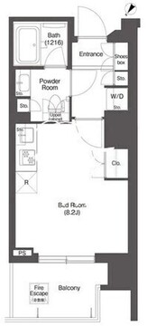 コンフォリア新中野 1001 間取り図