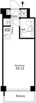 イプセ蒲田ウエスト 320 間取り図