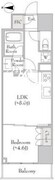 ルミーク錦糸町 1104 間取り図