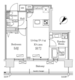 ロイジェント豊洲 503 間取り図