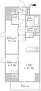ルミーク錦糸町 1307 間取り図