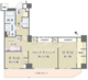 ＩＢＩＳ市ヶ谷 402 間取り図