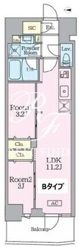 ガーデンザヴィス門前仲町 302 間取り図