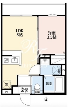 ブルージュ大田六郷 203 間取り図