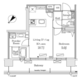 ロイジェント豊洲 414 間取り図