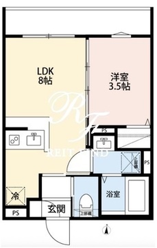 ブルージュ大田六郷 102 間取り図