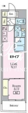 ガーデンザヴィス門前仲町 605 間取り図