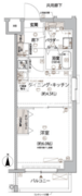 アルコバレーノ亀戸2 202 間取り図