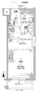 アルコバレーノ亀戸2 302 間取り図