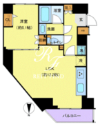 ジェノヴィア新御徒町スカイガーデン 1302 間取り図