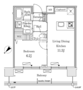 リッジ豊洲 315 間取り図