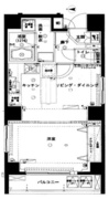 ハーモニーレジデンス浅草 201 間取り図